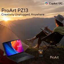 ASUS PROART HT5306Q SNAPDRAGON X PLUS 16GB 1TB 13.3" AMOLED 3K PANTONE W11 INGLÉS BLACK- art 10000069B