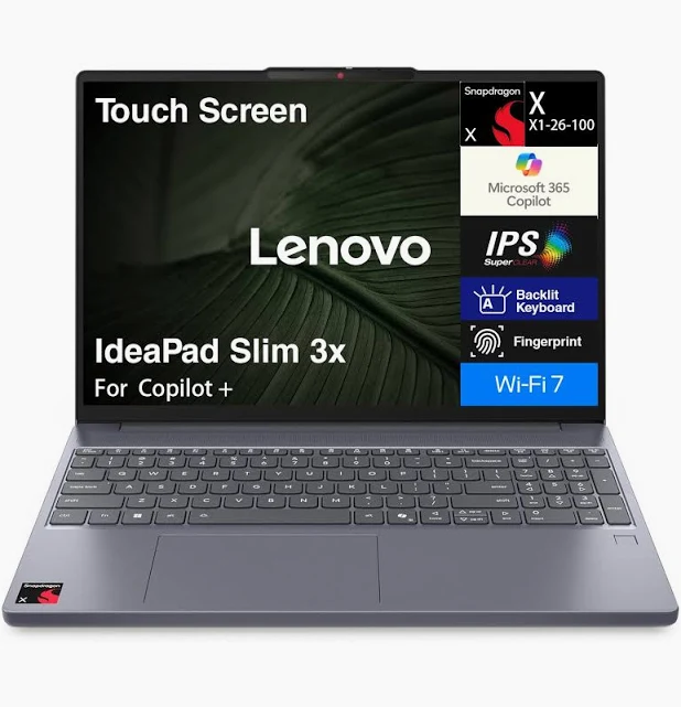 Lenovo IdeaPad Slim 3x 83N3006BUS Snapdragon X 16GB 512GB 15.6" WUXGA Luna Grey- art 10000021dxslim