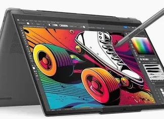 LENOVO YOGA Ryzen AI 300 Series AI 5 340 (6-core) 16GB 512GB 14" 2K OLED TOUCHSCREEN LAPTOP 2-IN-1 SEASHELL- art 10000021f