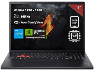 ACER NITRO LITE NL16-71G-77VC I7-13620H 10 Núcleos 24GB  512gb 16” IPS FHD+ 165Hz RTX 4050 6gb Teclado Retroiluminado - art 10000004b1bbc
