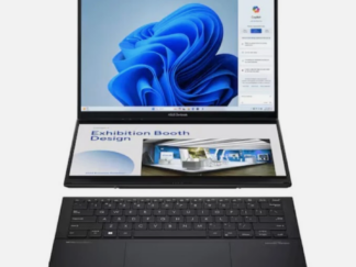 ASUS ZENBOOK DUO (UX8407AA-PSX9T) 14" 3K OLED DUAL TOUCHSCREEN LAPTOP 144HZ BLACK - art 10000054kk