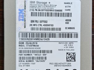 Disco sólido para servidor IBM 00yy002 SSD SAS 400Gb encriptacion sed - Art 12010200yy002